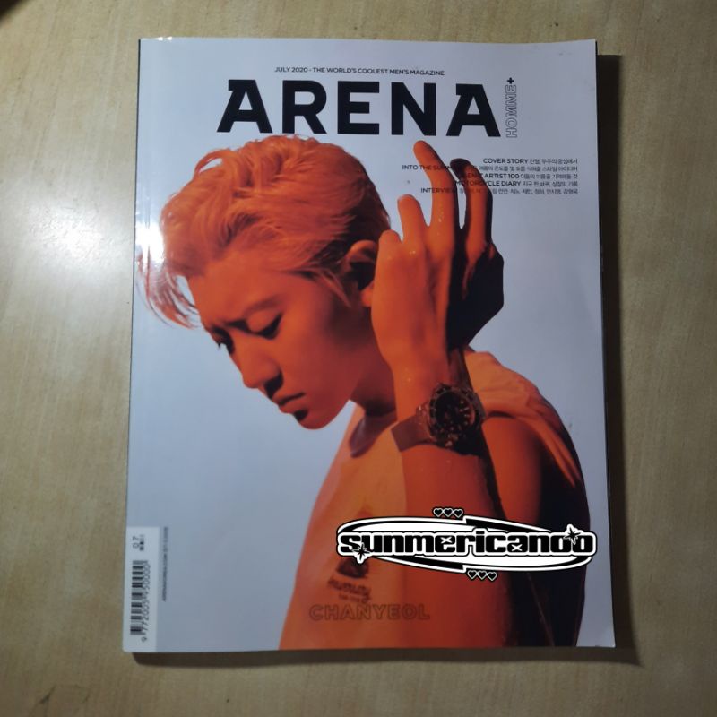 Jual NoRenMin ARENA Homme Magazine Cover Chanyeol EXO Content NCT 