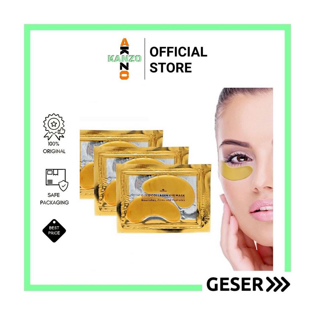 Kanzo - Masker Mata Collagen Crystal Eye Mask / Collagen Crystal Eye Mask Gold 1 Pasang
