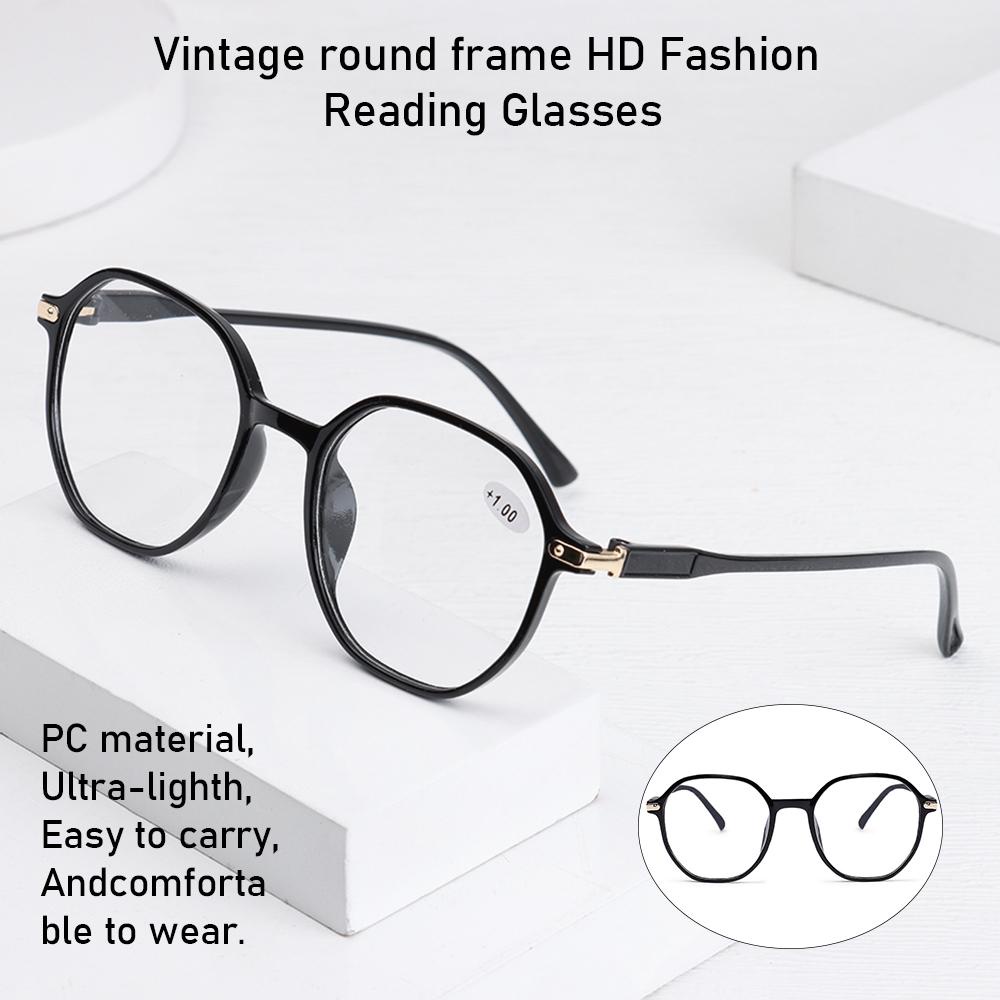 Lily Kacamata Baca Pria Wanita Portable Bunga Vintage Ultra Ringan Frame