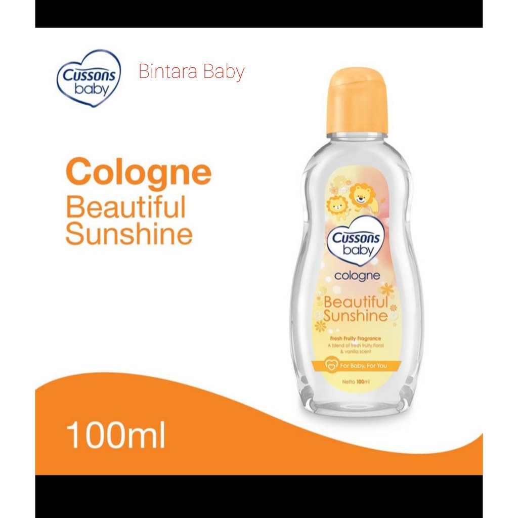 Cussons Baby Cologne Beautiful Sunshine 100ml / Cologne Bayi Cussons Parfum Bayi