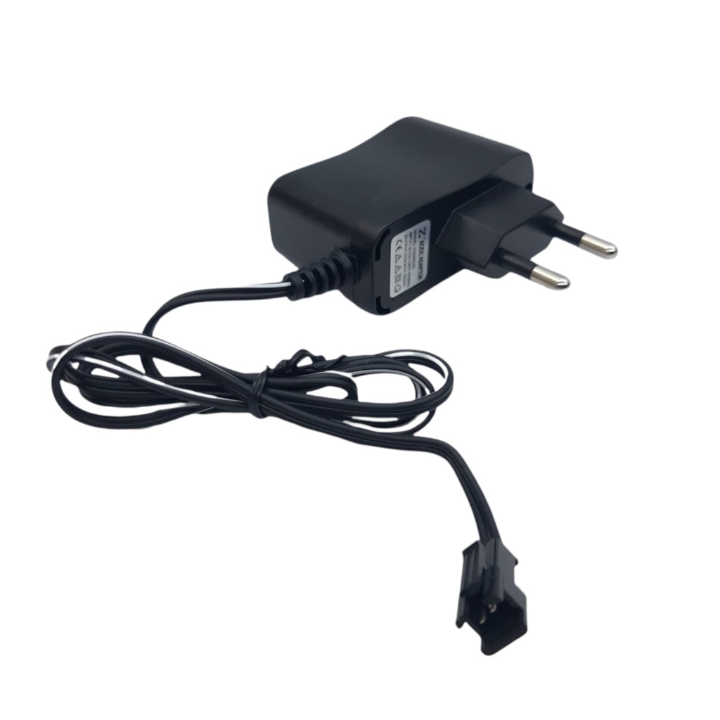 Adaptor + Baterai RC Type Li-ion14500 Ni-Cd 3.7v - 3000mAh Socket Hitam