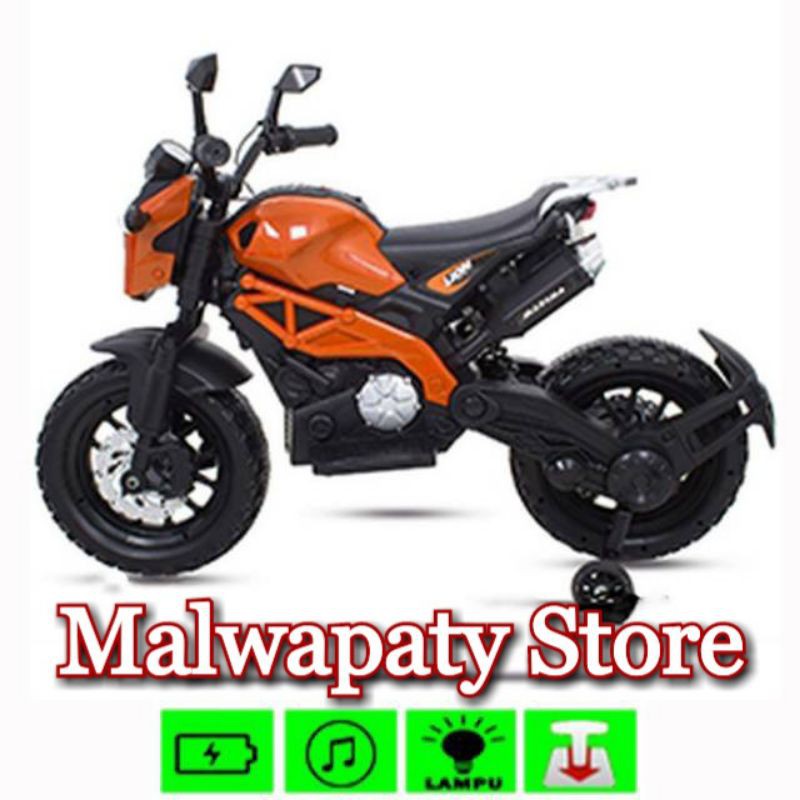 MOTOR AKI ANAK TRAIL BAN KARET DLS