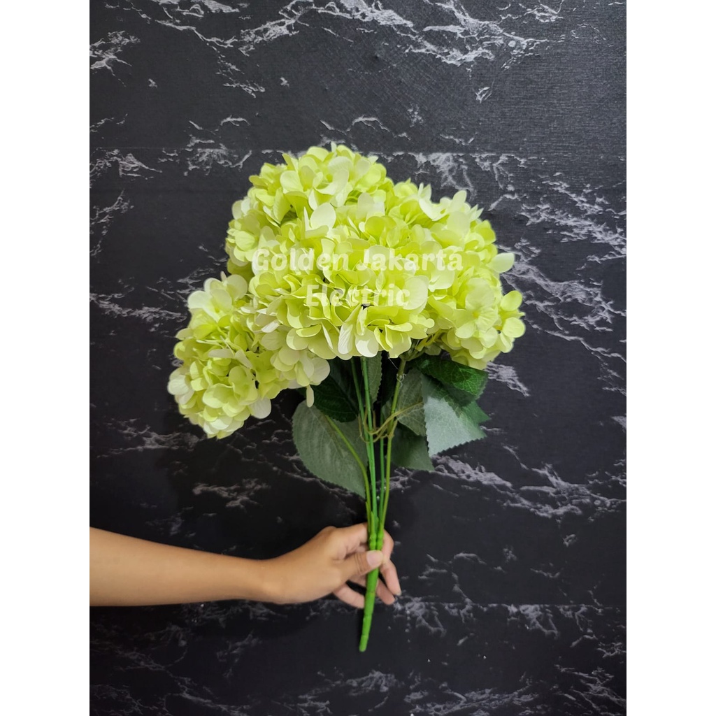 Bunga Hortensia Premium Jumbo x5