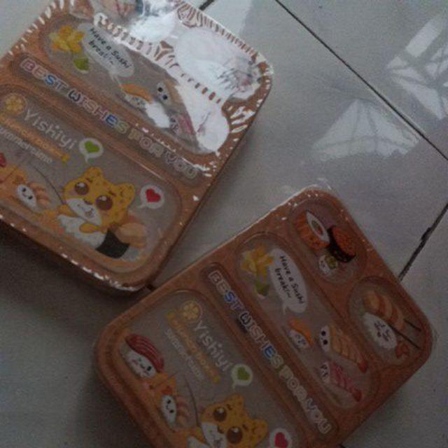 Alfaindo Lunch Box Kotak Makan Anak Bpa Free Yooyee Yy590 Sekat 5 Bubblewarp