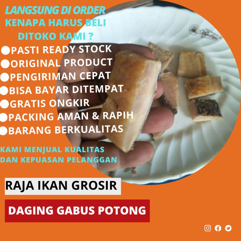 

GABUS KERING POTONG 500 GRAM TERJAMIN BAGUS
