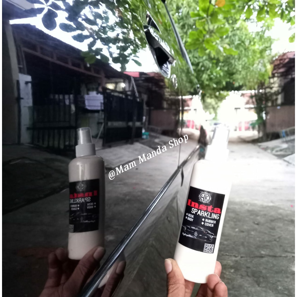 Pengkilap Mobil Insta Sparkling / Hydropobic / Tahan air / Daun Talas/ Pengkilap Body Motor