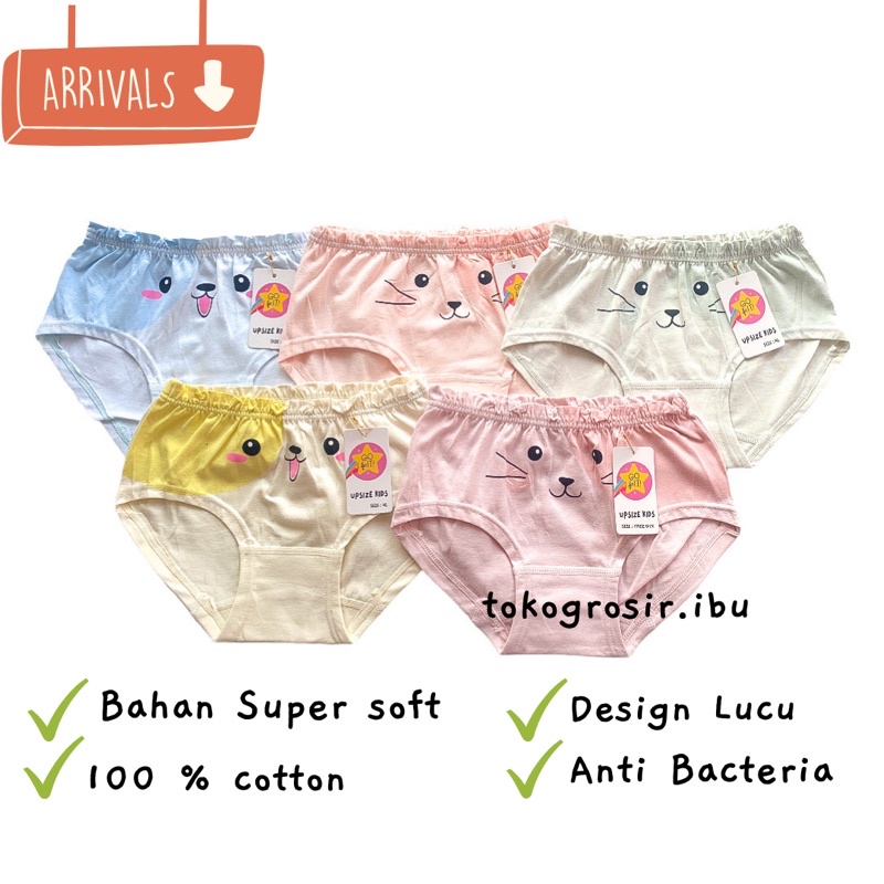 CD Celana Dalam Anak Perempuan Cewek Remaja 2-12 tahun Cd Celana Dalam Boxer Anak Perempuan Katun