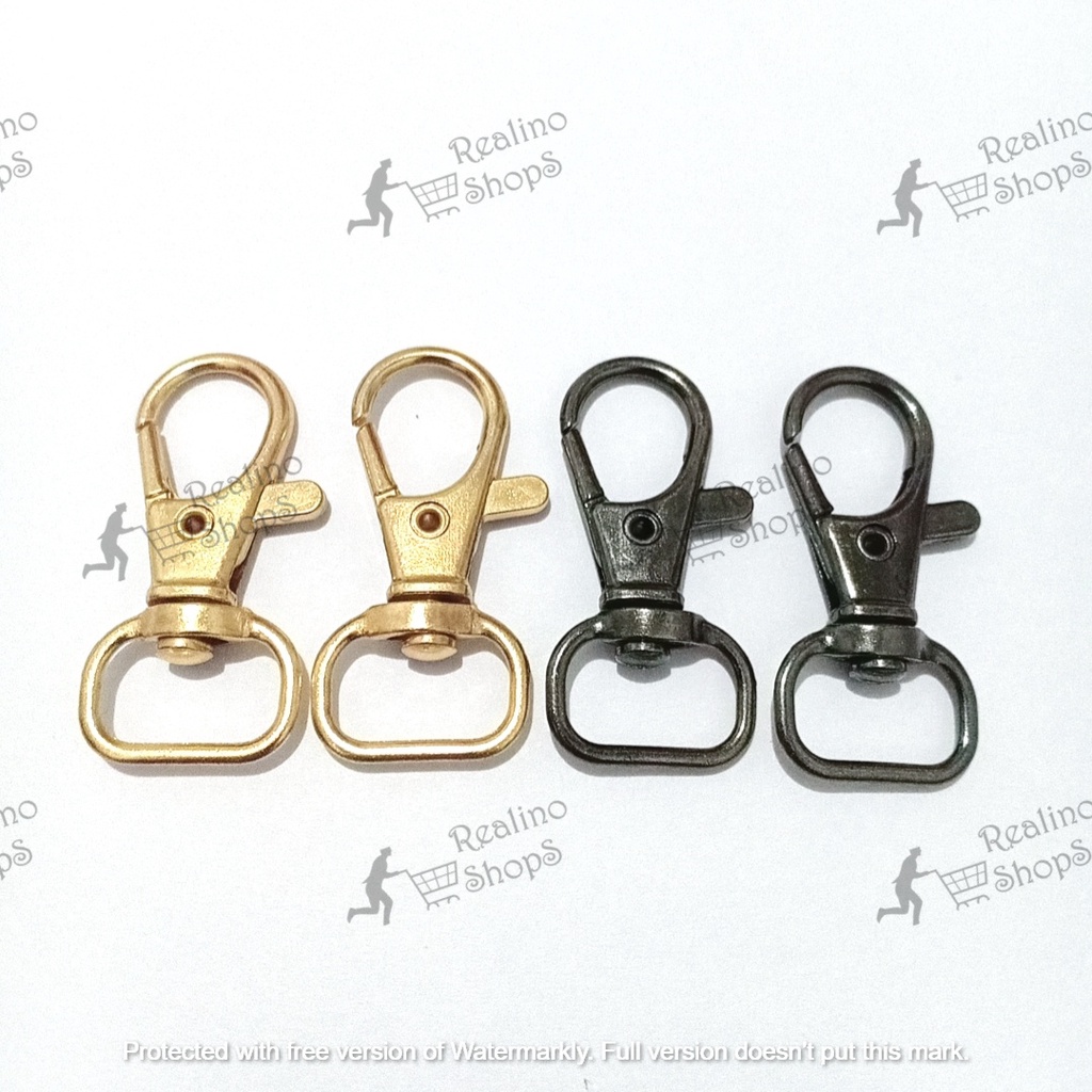 RING O BUKA TUTUP - 1.3cm - EMAS MUDA - AKSESORIS TAS WANITA