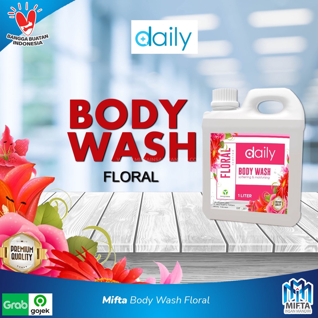 BODY WASH / DAILY SABUN MANDI(BODY WASH) KOREA FORMULATION KEMASAN 1L