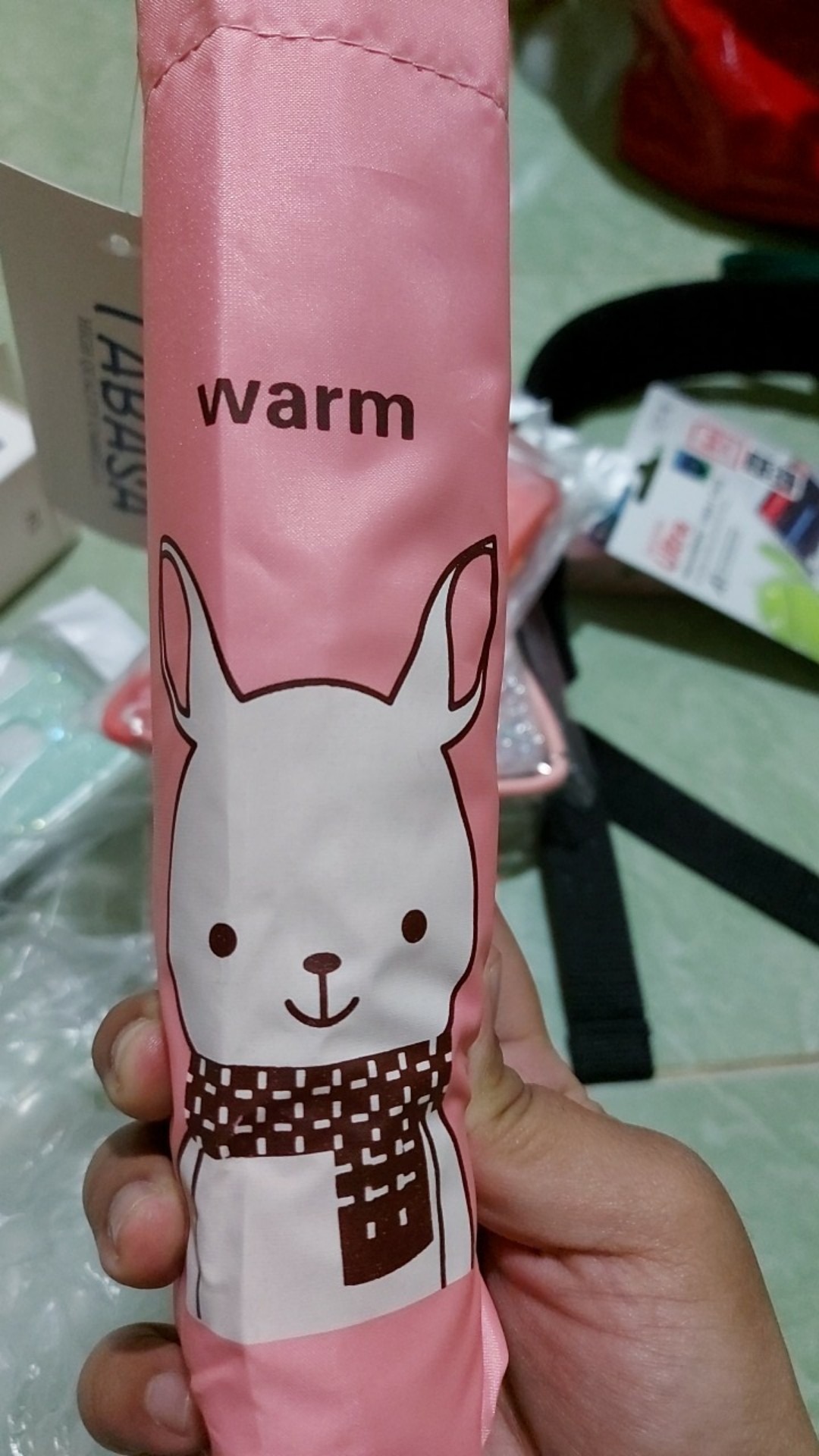 Tabasa Payung Lipat Winter Animal Tl 112