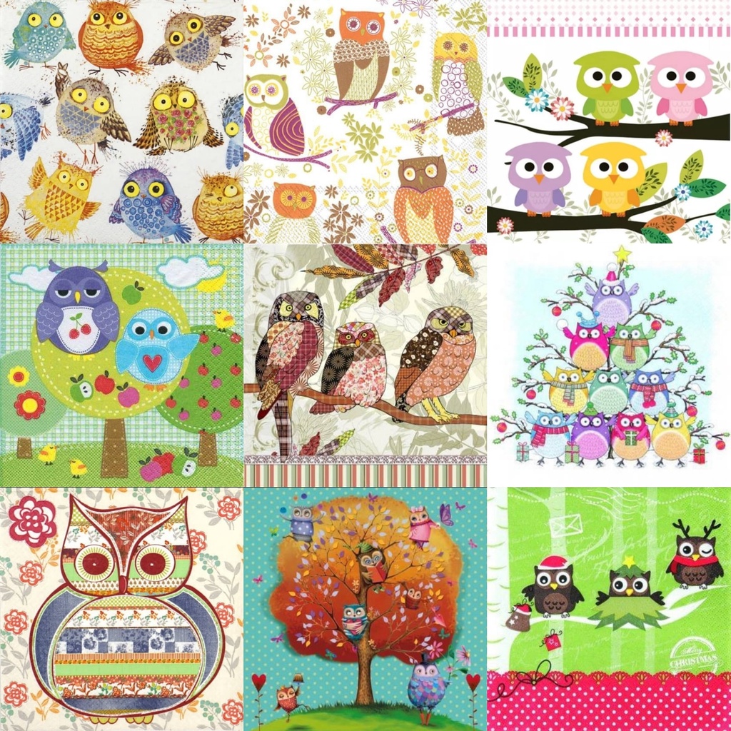 TISU NAPKIN DECOUPAGE EROPAH – Cartoon Motif H