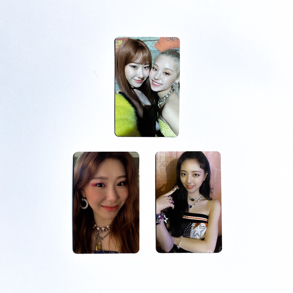 ITZY Not Shy Photocard Yeji Chaeryeong Yuna