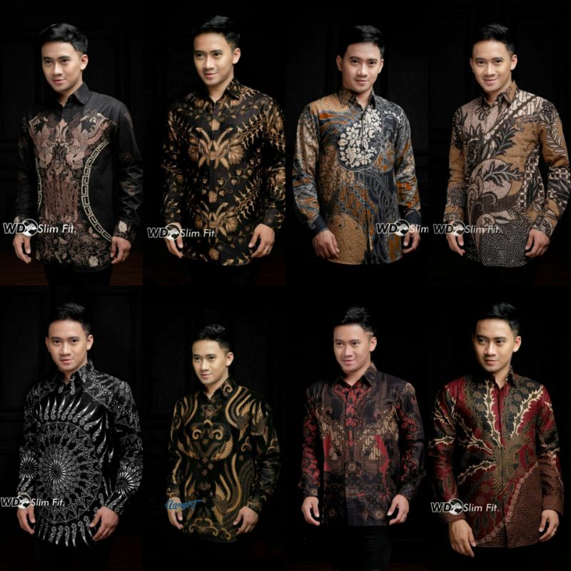 KEMEJA BATIK PRIA LENGAN PANJANG SIZE M L XL XXL BSWART batik HRB026