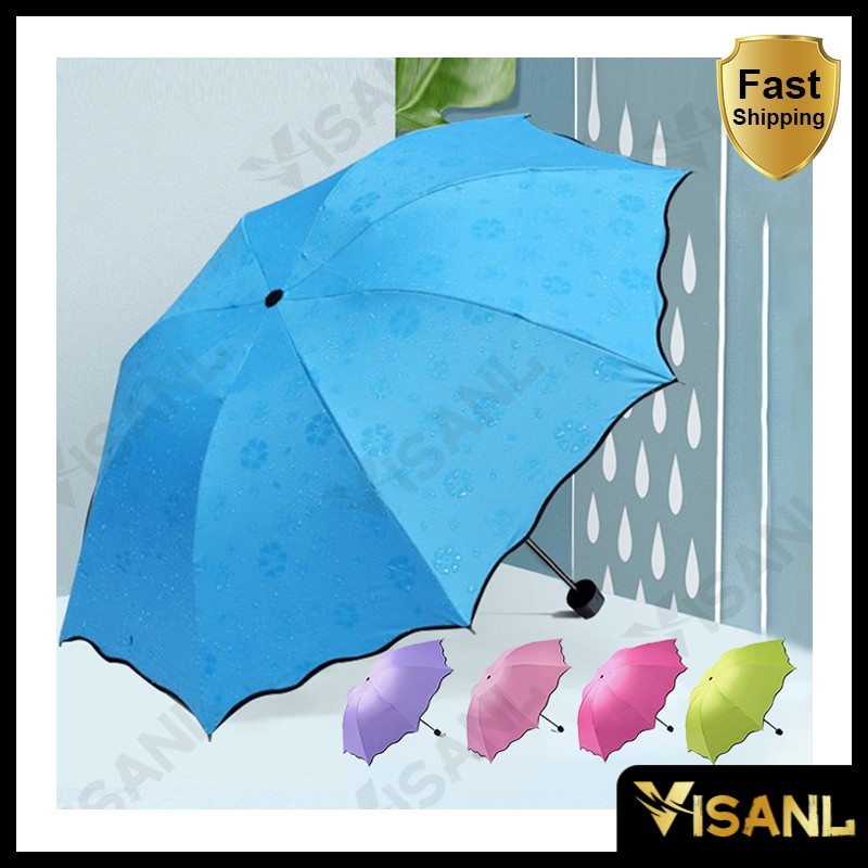 Payung Hujan Magic 3D dengan Motif yang Muncul ketika Basah /3D Payung Lipat Magic Umbrella