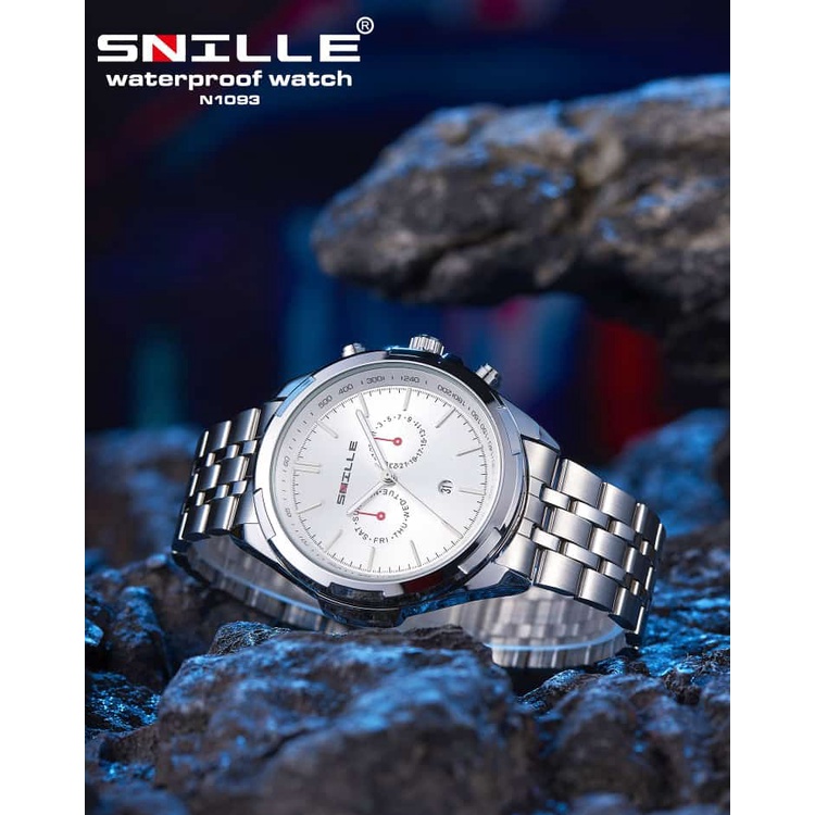 Snille Jam Tangan Rantai Wanita Unisex Original Asli Anti Air Waterproof 1093