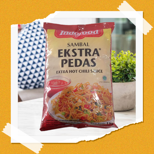 

RV SAOS EXTRA PEDAS INDOFOOD SAMBAL EKSTRA PEDAS PILLOW 1 KG