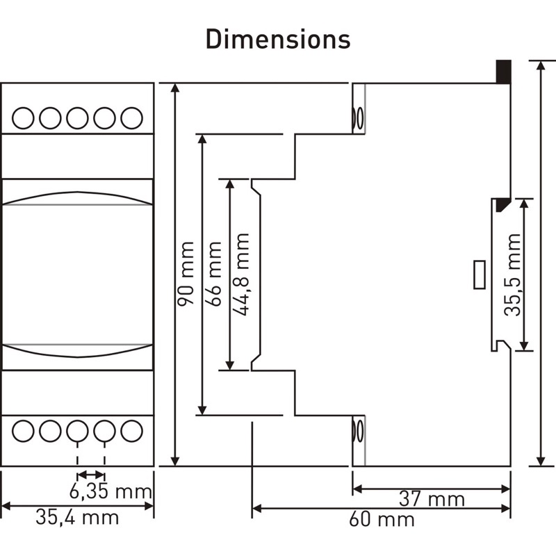 Relay GKM-11 220VAC MonoPhase Overvoltage Undervoltage Protection