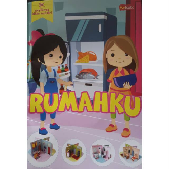 Buku DIY aktifitas / aktivitas anak bikin sendiri paper craft