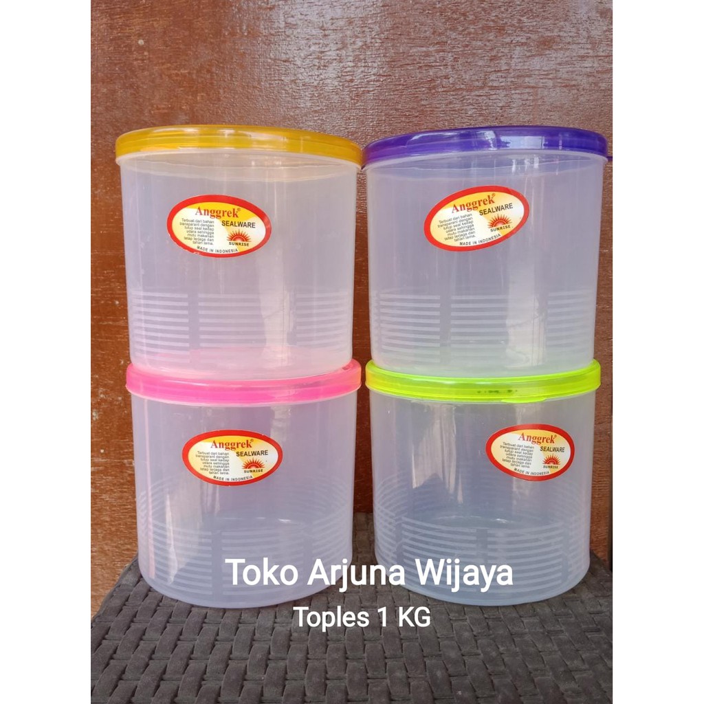 Toples ukuran 1 kg anggrek (sudah termasuk Bublewrap)