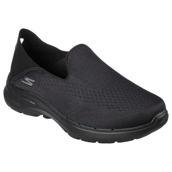 [Ori] Sepatu Slip On Pria Skechers Mens Go Walk 6 216269/Bbk Original