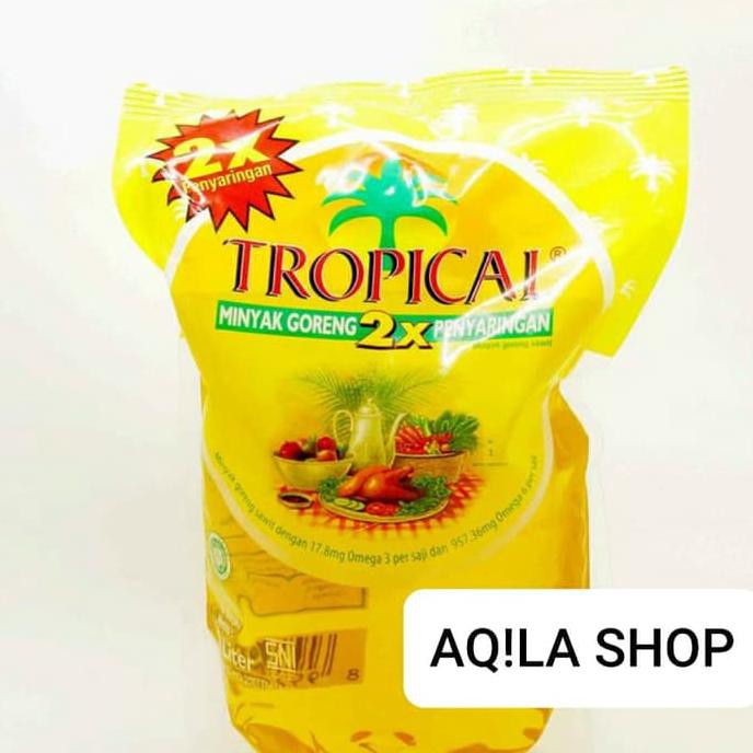 

BISA BAYAR DI TEMPAT minyak goreng kelapa sawit tropical 2x pouch 2 ltr ready murah meriah Kode 934