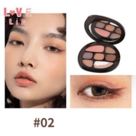 Lameila Eyeshadow Pallete 8 Warna Mutiara Matte Blush Glitter DJ 5098