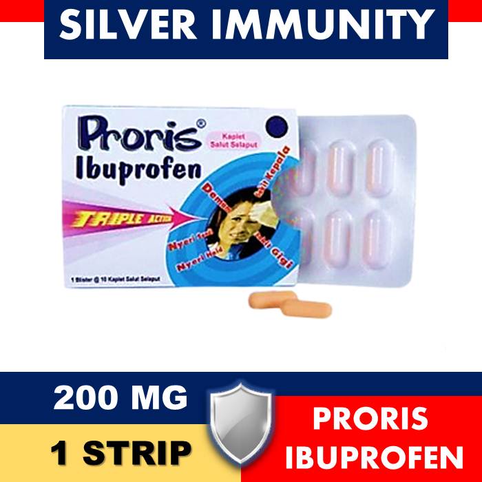 PRORIS 200 MG TRIPLE ACTION STRIP