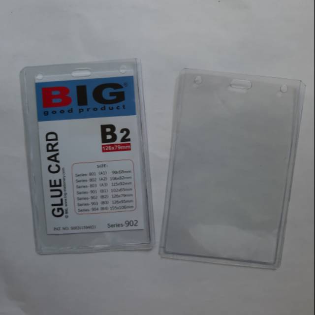 

ID CARD bening B2 plastik mika co card name tag holder