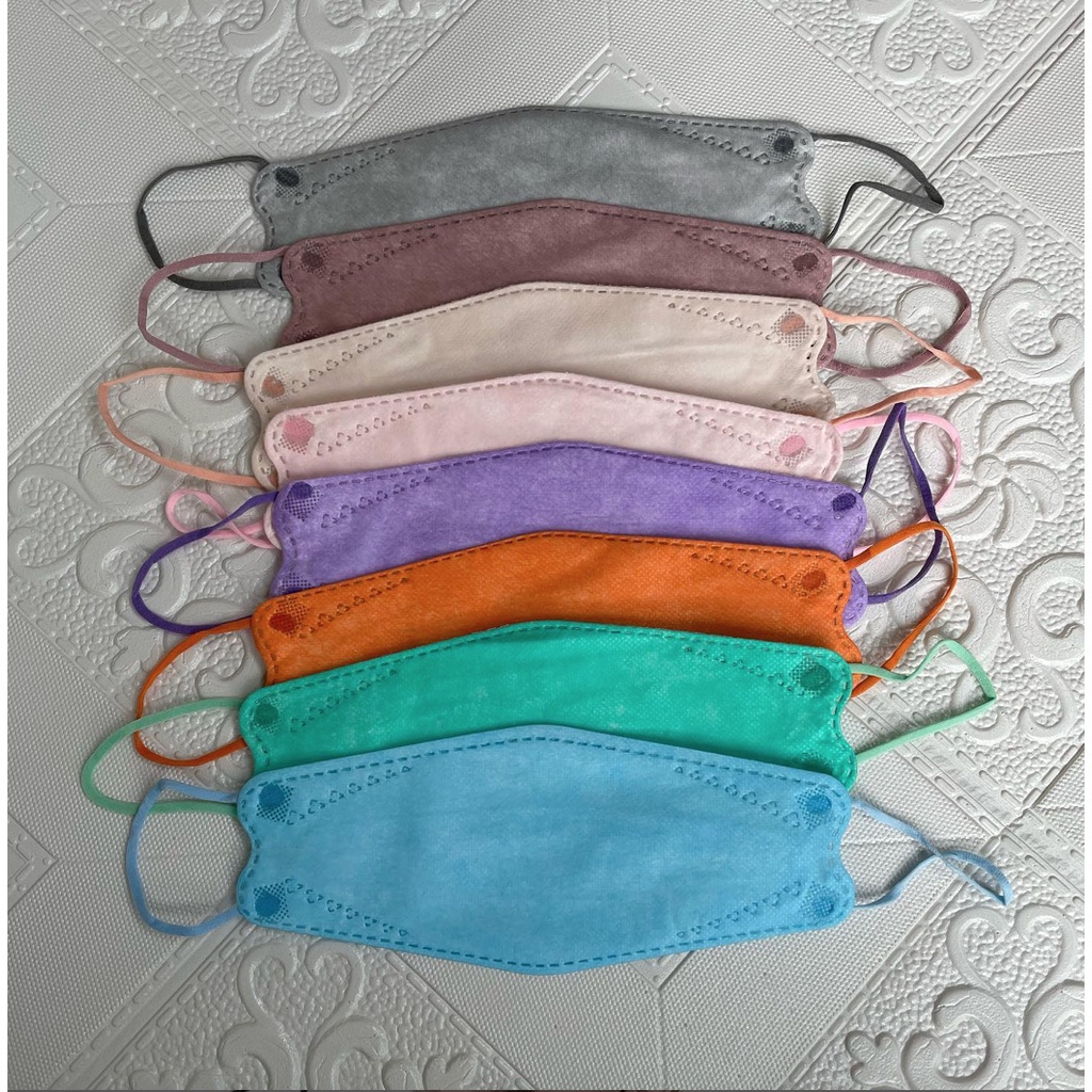 MASKER KF94 YNB CARE ISI 10PCS MIX WARNA / MASKER KF94 4PLY