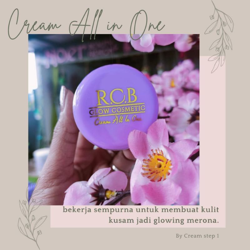 RCB Glow Cream 2in1 Siang-Malam Original BPOM 100%
