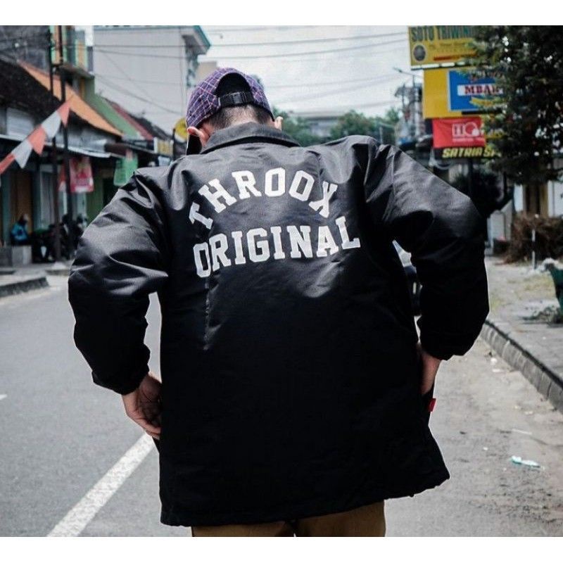 JAKET COACH THROOX ORIGINAL BLACK
