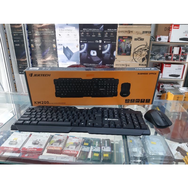 KEYBOARD WIRELESS+ Mause jertech KM 200