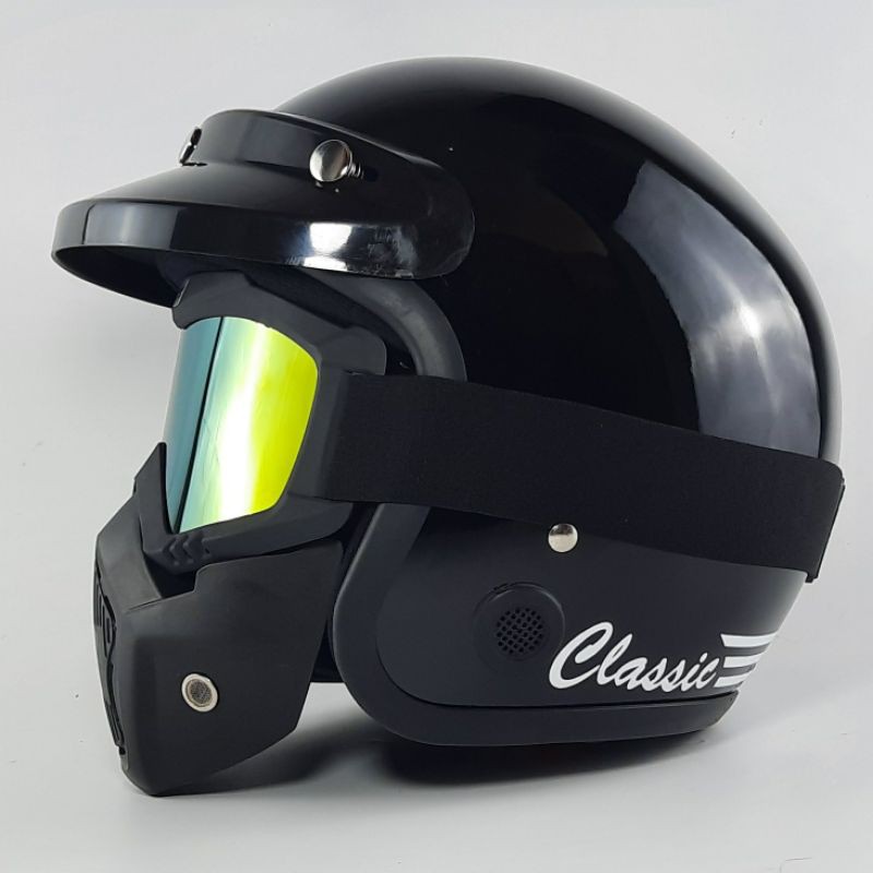 HELM RETRO POLOS PAKAI GOOGLEMASK