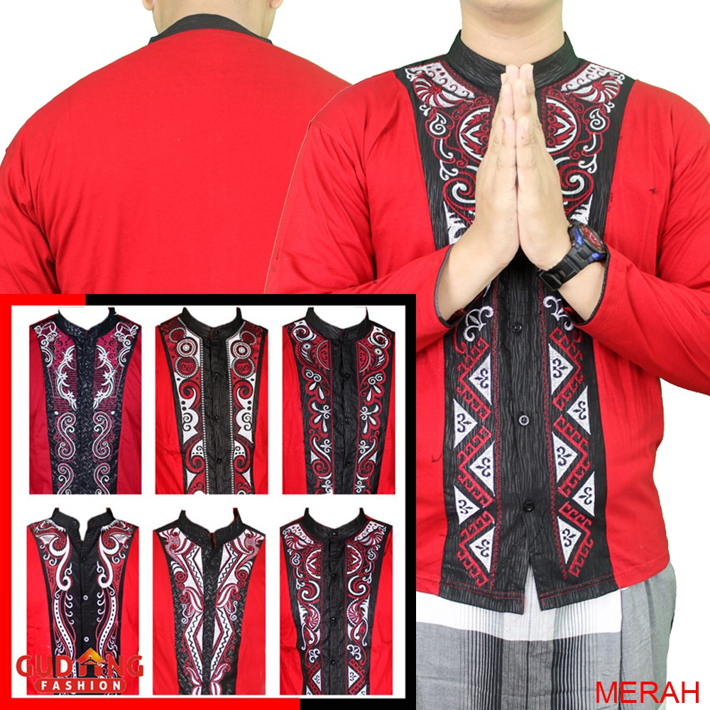 Baju Koko Pria Lengan Panjang Kerah Shanghai (KKL)