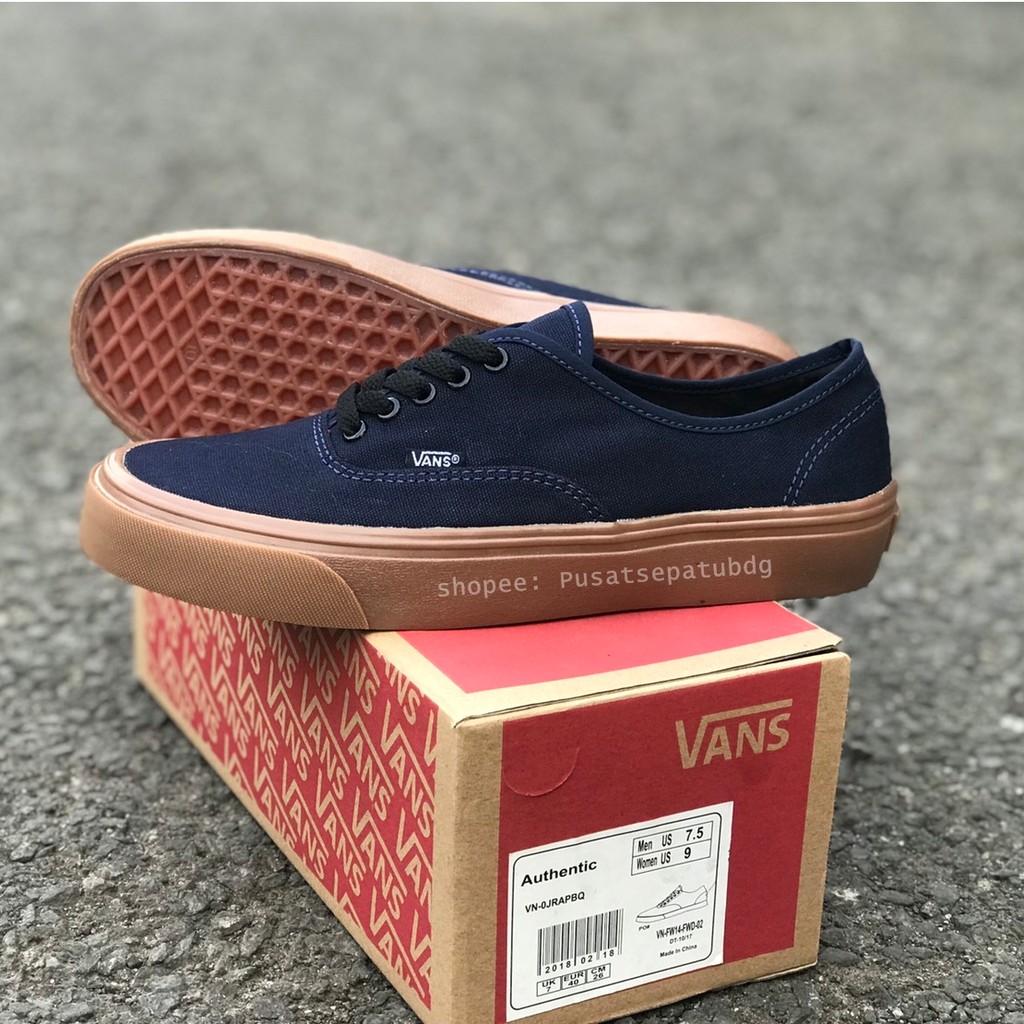 Sepatu Vans Authentic Navy Gum