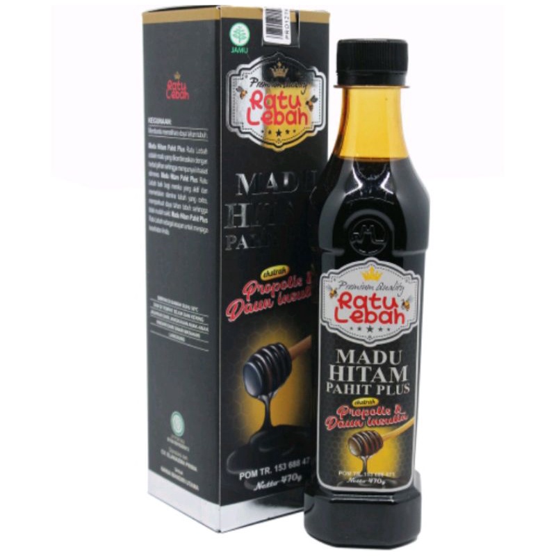 

MADU HITAM PAHIT RATU LEBAH plus PROPOLIS TRIGONA DAN EKSTRAK DAUN INSULIN