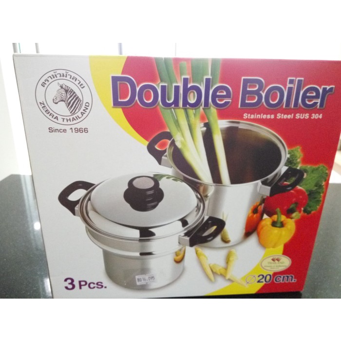 PANCI TIM AYAM ZEBRA double boiler zebra diameter 20 cm 173220