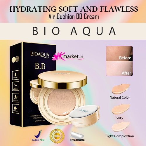 BIOAQUA BEAUTY CREAM | SUNISA CC CREAM | HYDRATING SOFT AND FLAWLESS BB CREAM