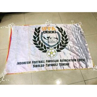TERMURAH Cetak sablon  spanduk dan bendera  bahan kain satin 