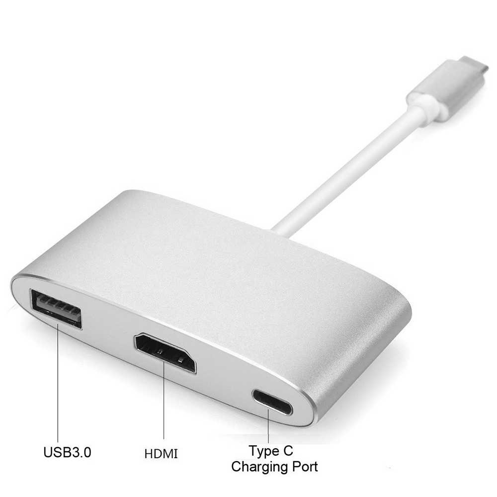 IDN TECH - Taffware USB Type C 3.1 to USB 3.0 HDMI USB Type C - hpq1034