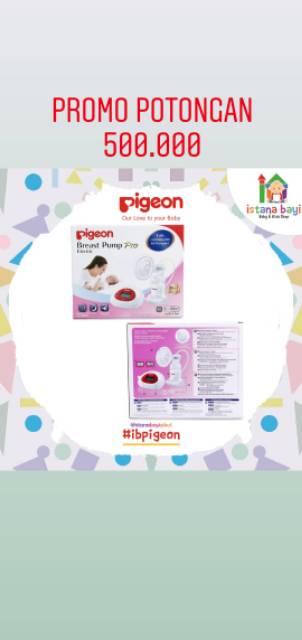 Pigeon Electric Pro Breast pump - Pompa Asi Elektrik