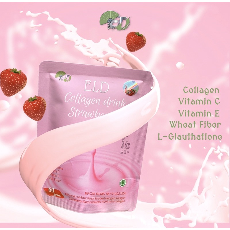 HARGA PROMO‼️ELD COLLAGEN || LGLUTHATIONE || VIT C ||  SALMON COLLAGEN || 55 / 60 gr