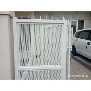 Jual Pagar industrialis perforated / pagar plat minimalis / pagar