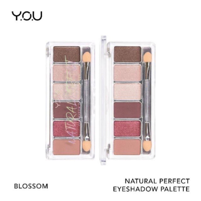 Y.O.U natural perfect eyeshadow pallete -- you pallete eyeshadow lengkap