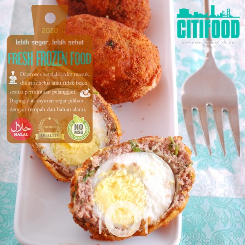 

Chicken Scotch Egg | Telur Ayam Daging Ayam | Frozen