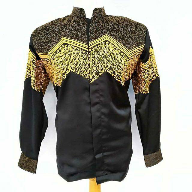 Busana muslim pria koko bordir harley zigzag djiharkah fashion