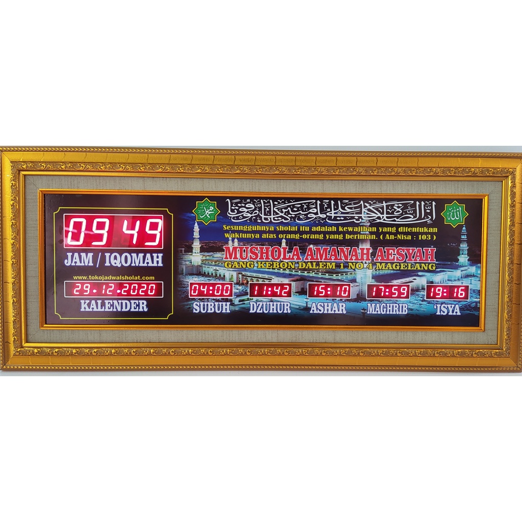 jam masjid waktu sholat