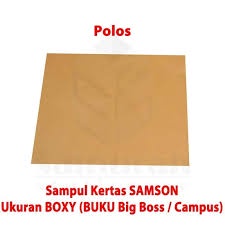 

KERTAS SAMPUL COKLAT SAMSON BUKU BOXY/BIGBOSS (ISI 20 LEMBAR)