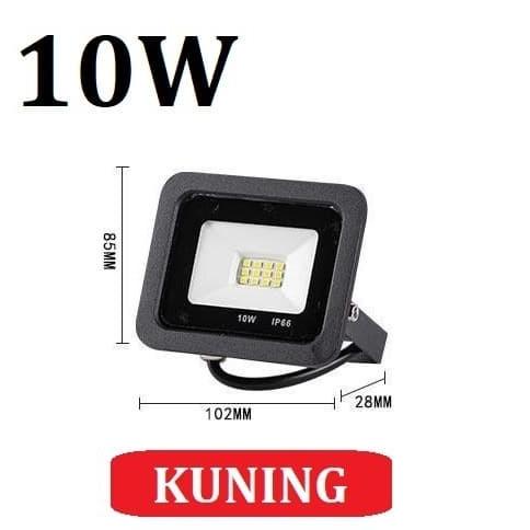 lampu led sorot 10 WATT KUNING floodlight /LED KAP SOROT PHILIPS MODEL