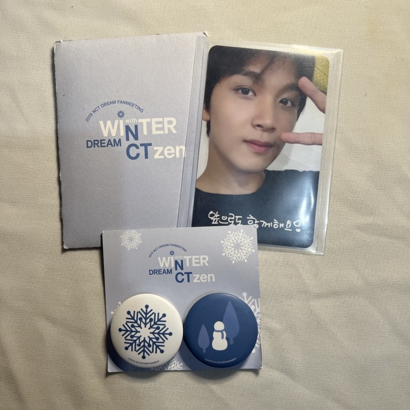 [READY] PC Haechan WFM V Sign (Winter Fanmeet) Photocard set with Magnet 2020